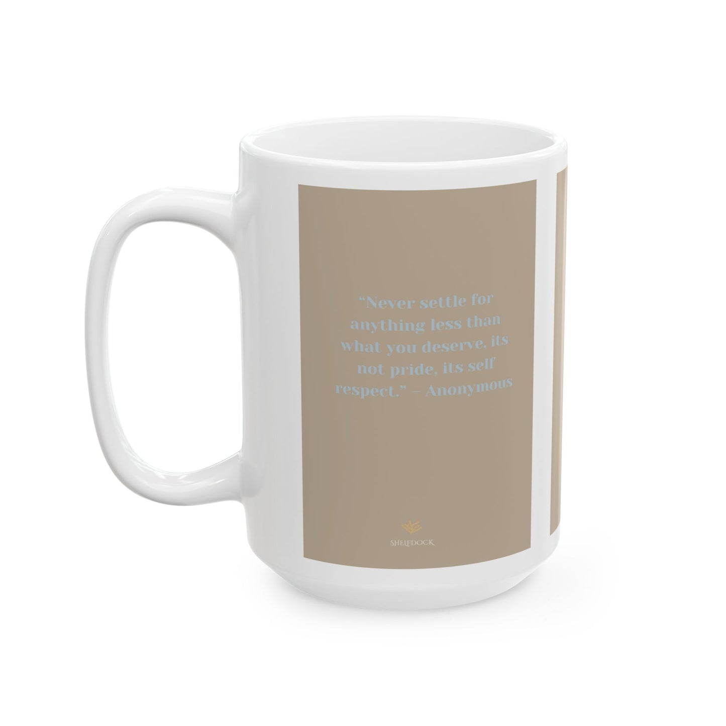 'Deserving' Ceramic Mug – A Daily Reminder That You’re Worth It