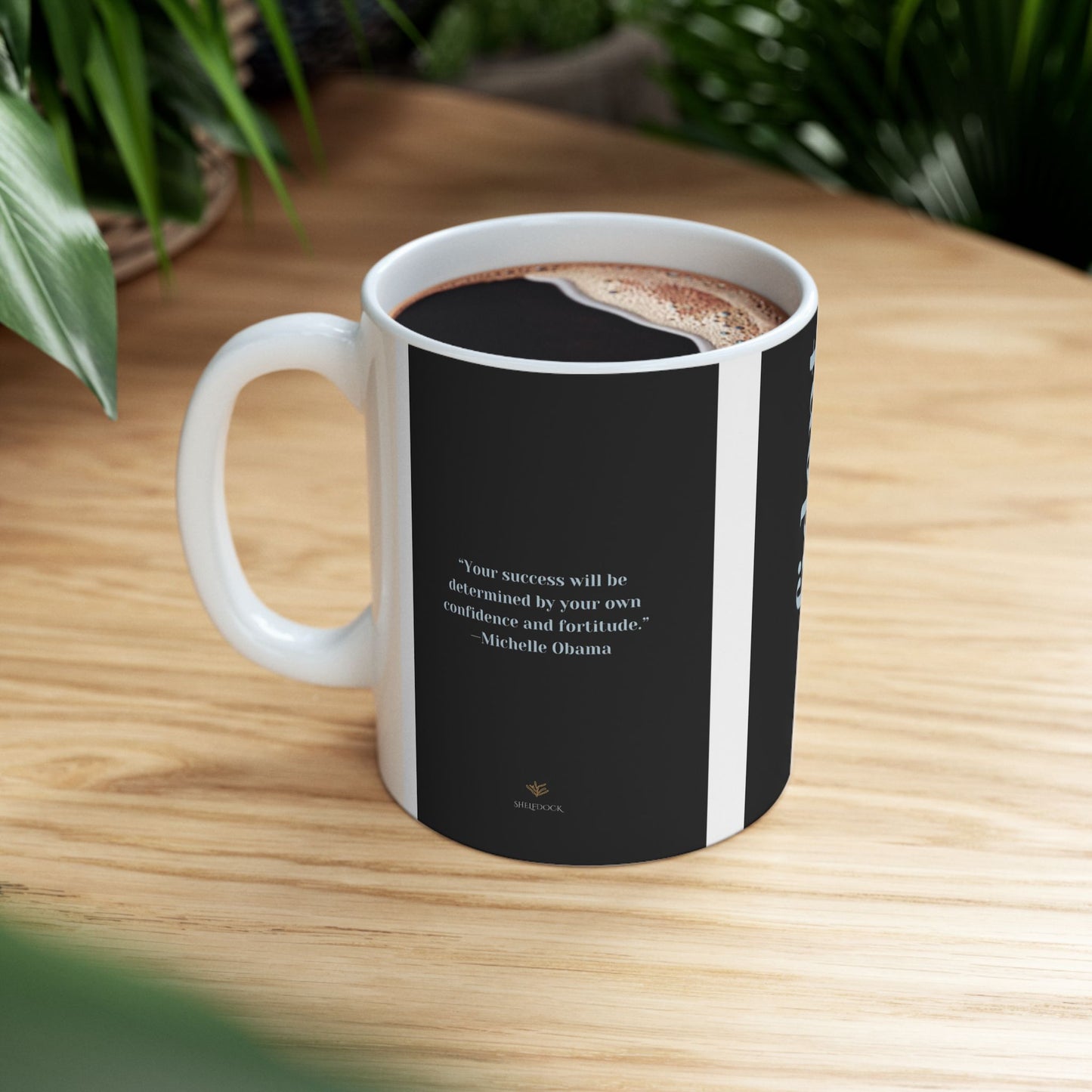 'Confident' Ceramic Mug – Sip Boldly, Speak Bravely, Live Fearlessly