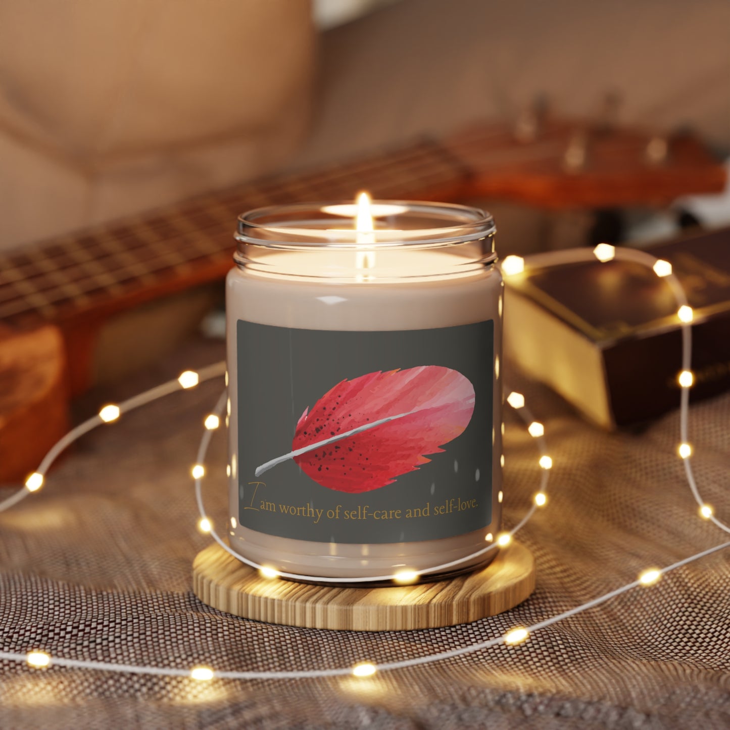 Empowering Self-Love Affirmation Scented Soy Candle - 9oz