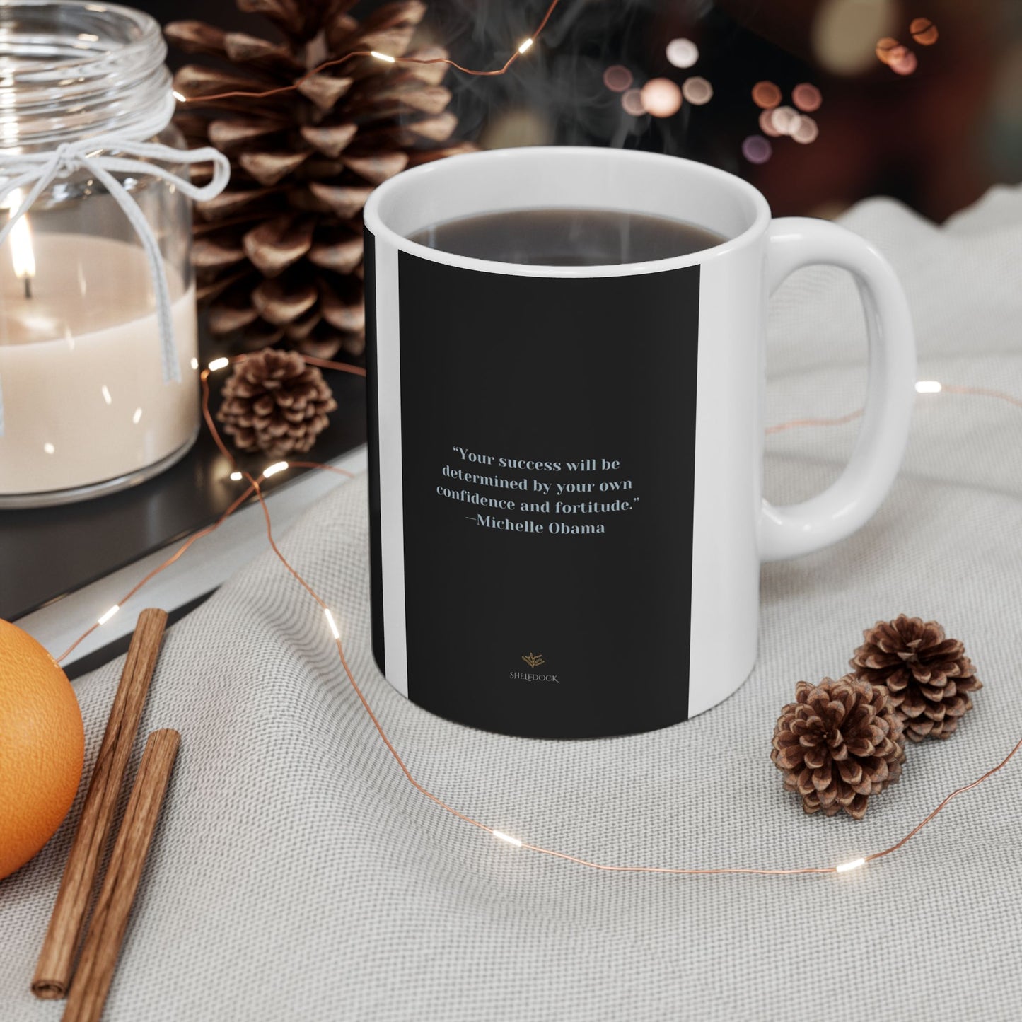 'Confident' Ceramic Mug – Sip Boldly, Speak Bravely, Live Fearlessly