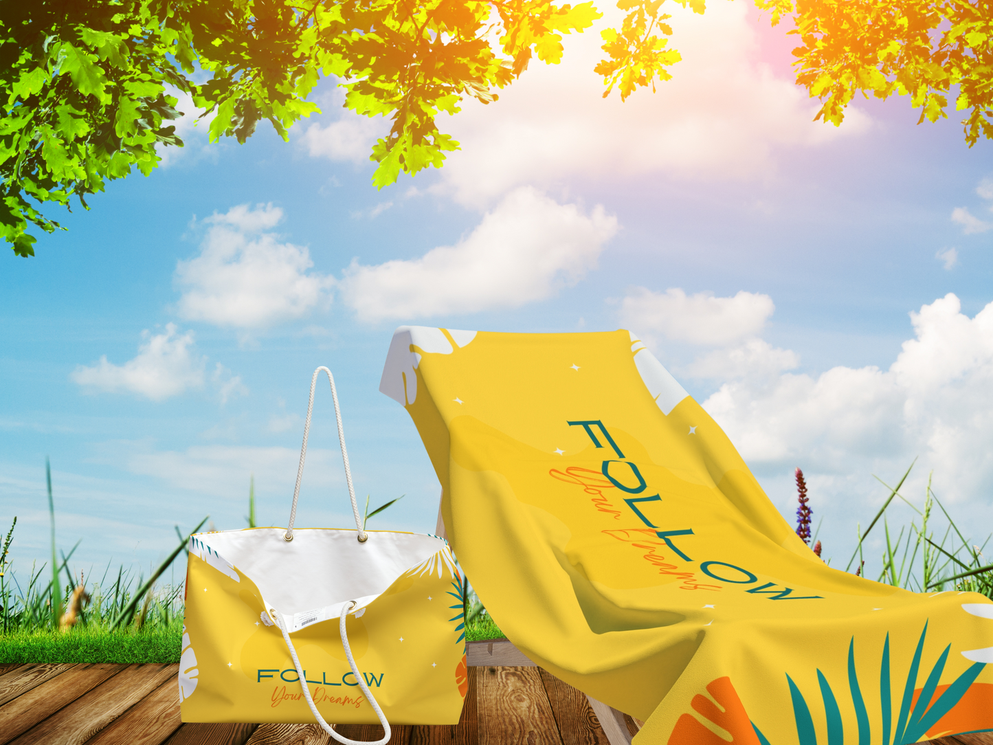 "Follow your Dreams" Inspirational Weekender Bag