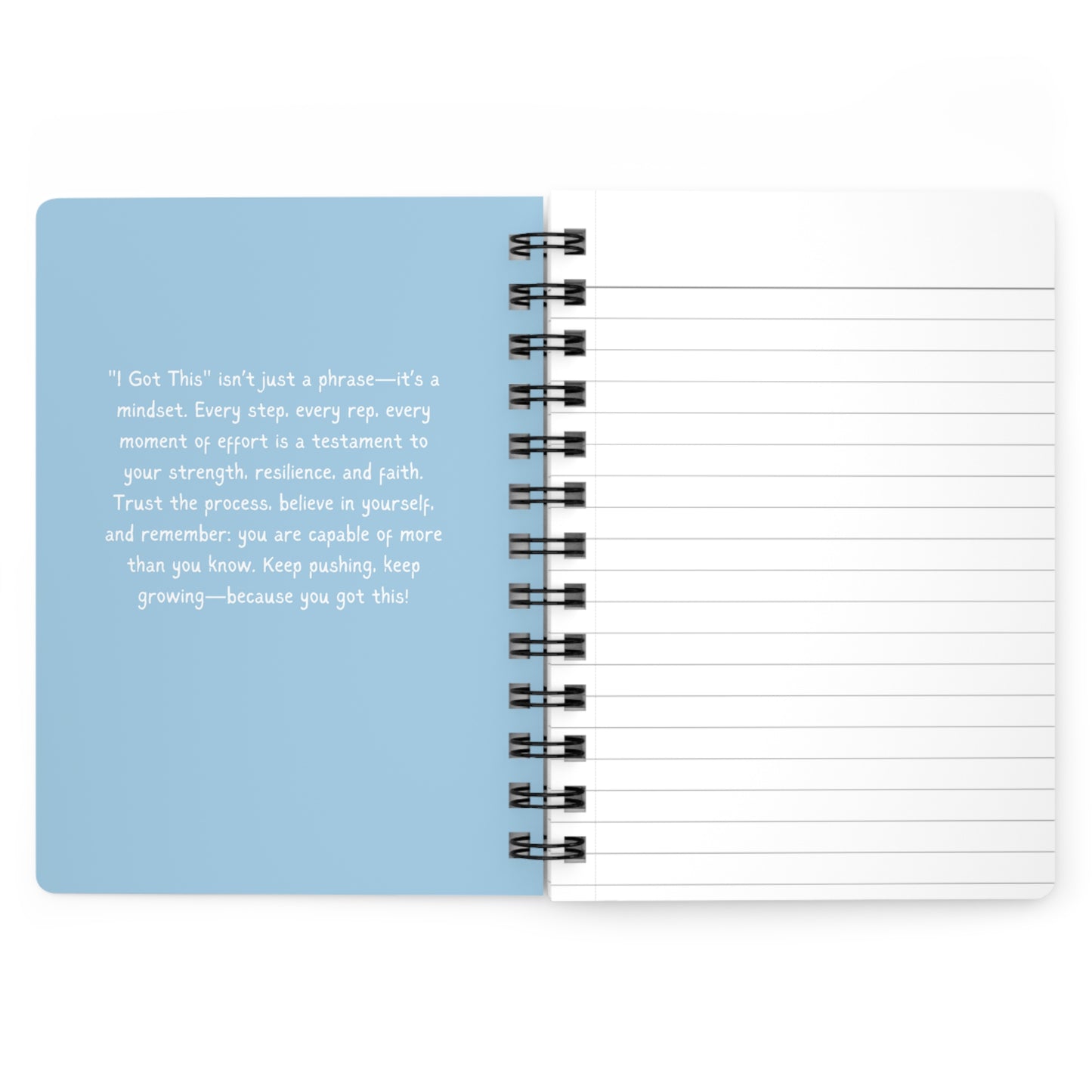 I Got This: A Motivational Fitness Spiral Notebook Journal