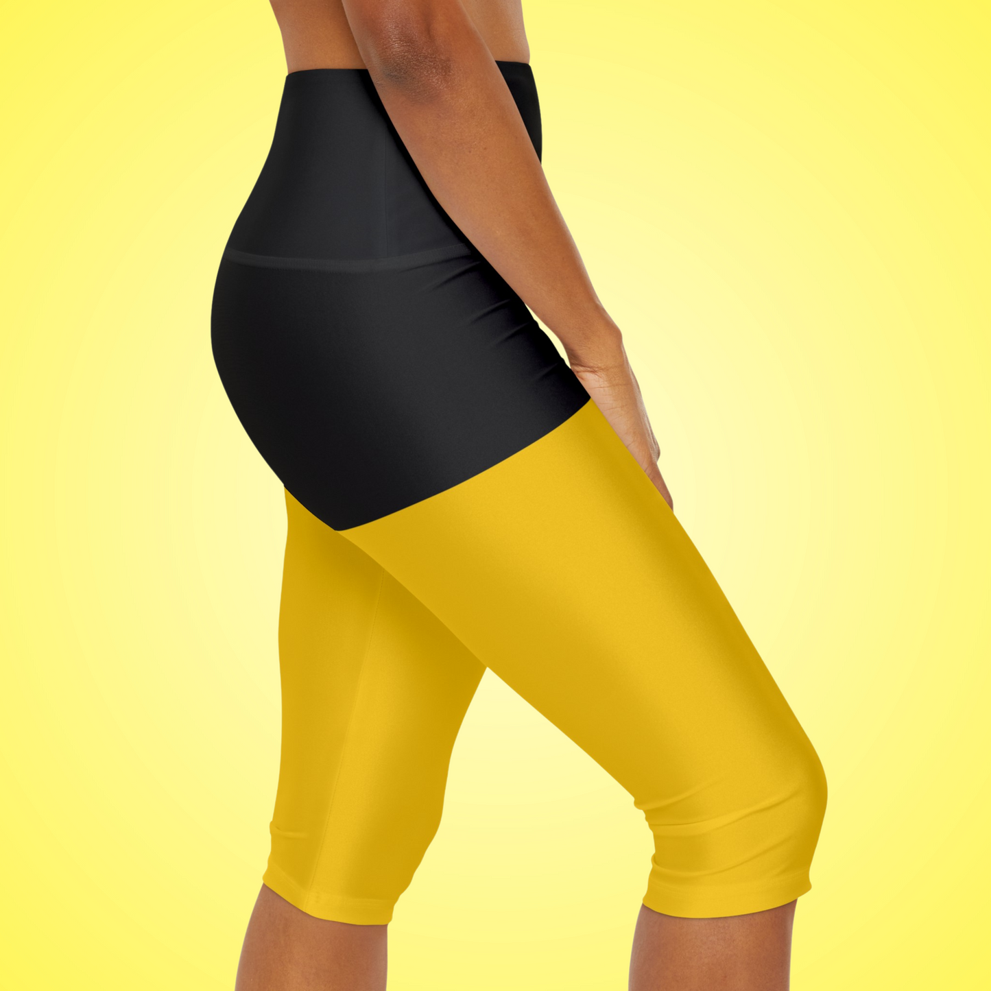 Empowered Strides Yoga Capri Leggings