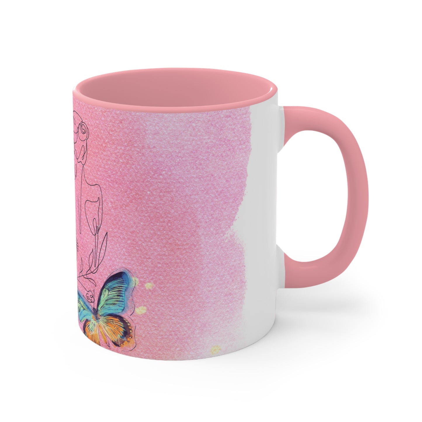 In My Feminine Era Accent Mug - Empowering Women's Statement Cup