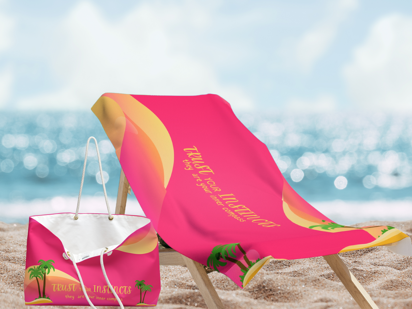 "Trust Your Instincts" Inspirational Weekender Bag