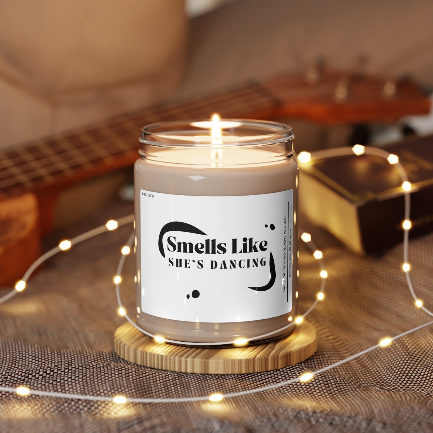 Smells Like She's Dancing Aura: Premium Scented Soy Wax Candle 9oz
