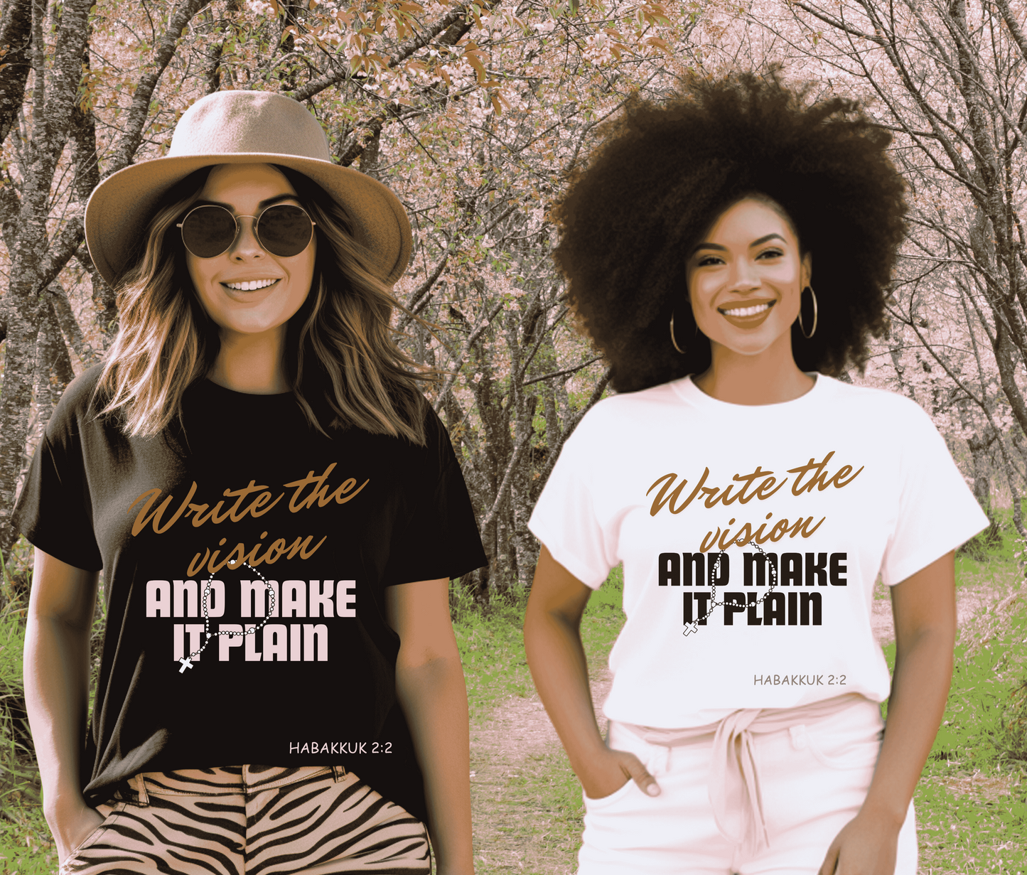 Habakkuk 2:2 Vision Unisex Tshirt - Inspiring Bible Verse