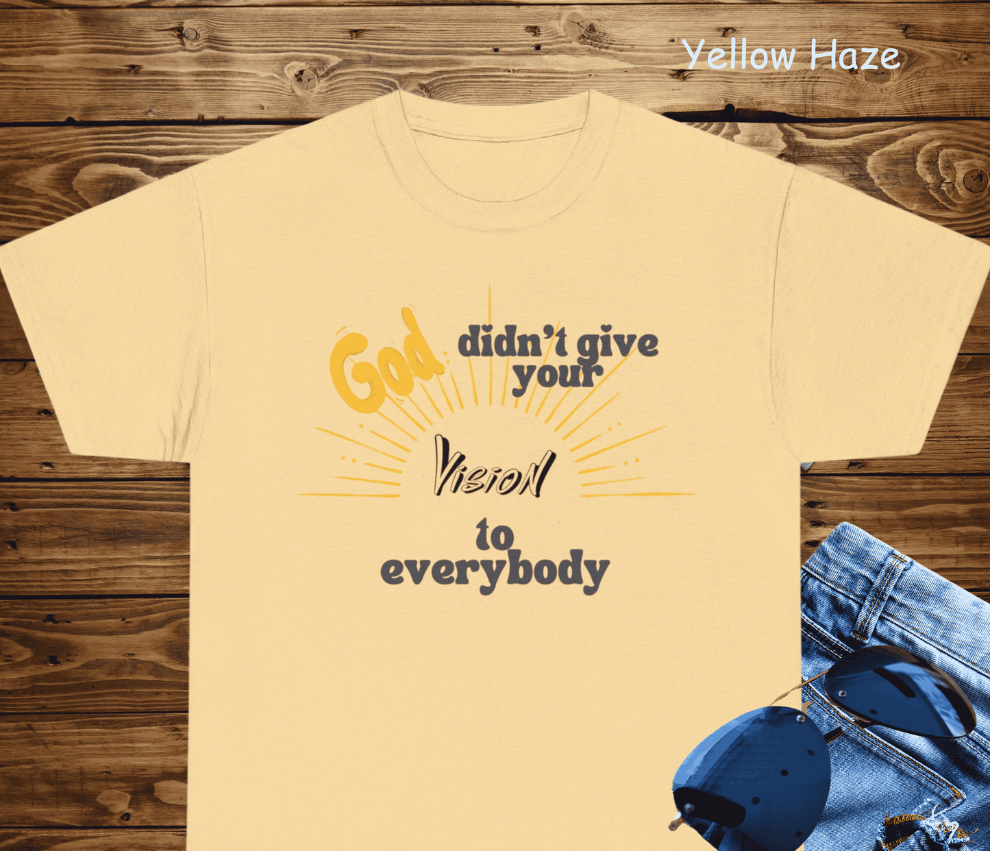 Exclusive: God's Vision Unisex Heavy Cotton Tee