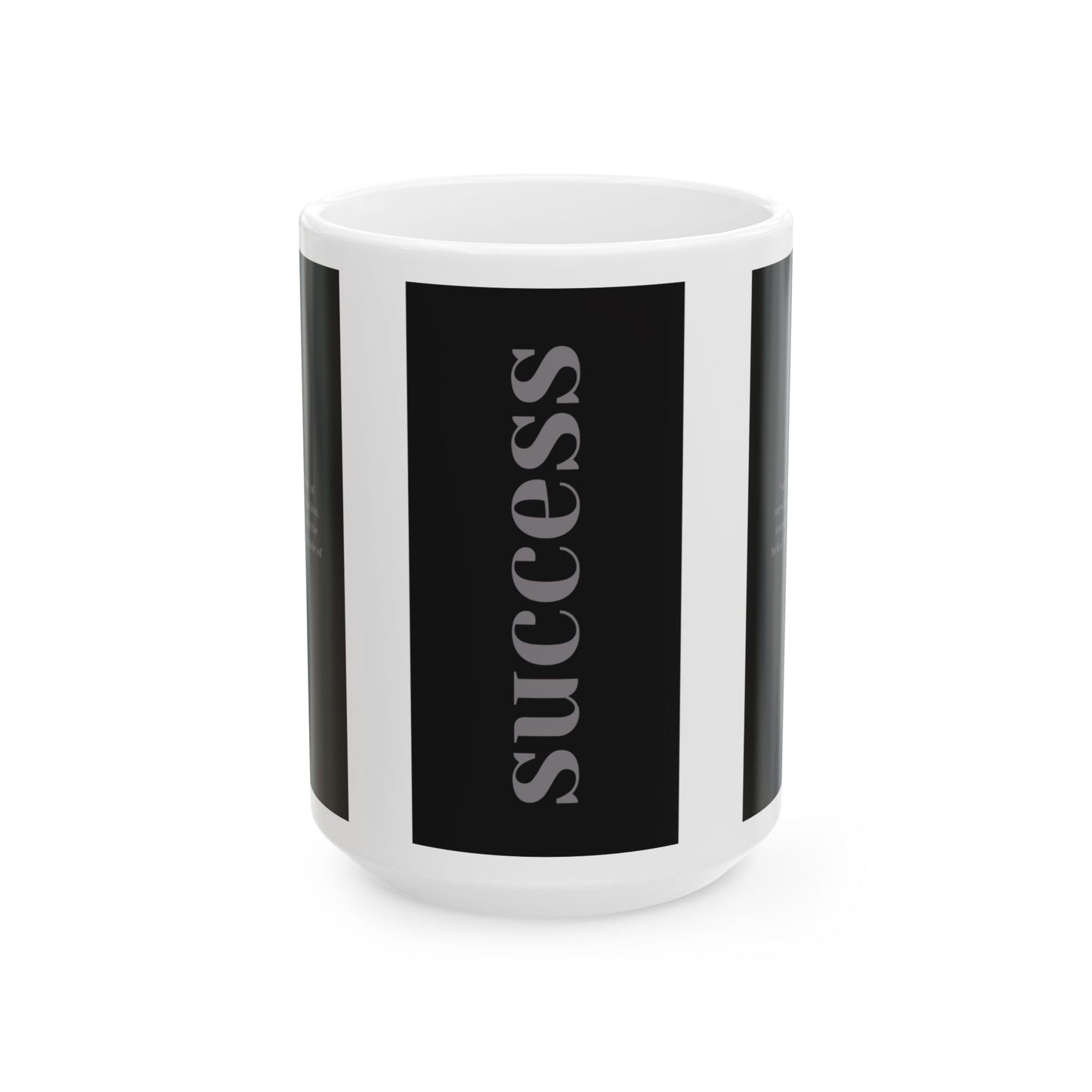 'Success' Mug - Minimalist Ambition and Focus Inspired