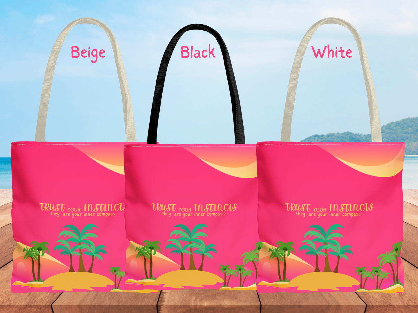 "Trust Your Instincts" Tote Bag