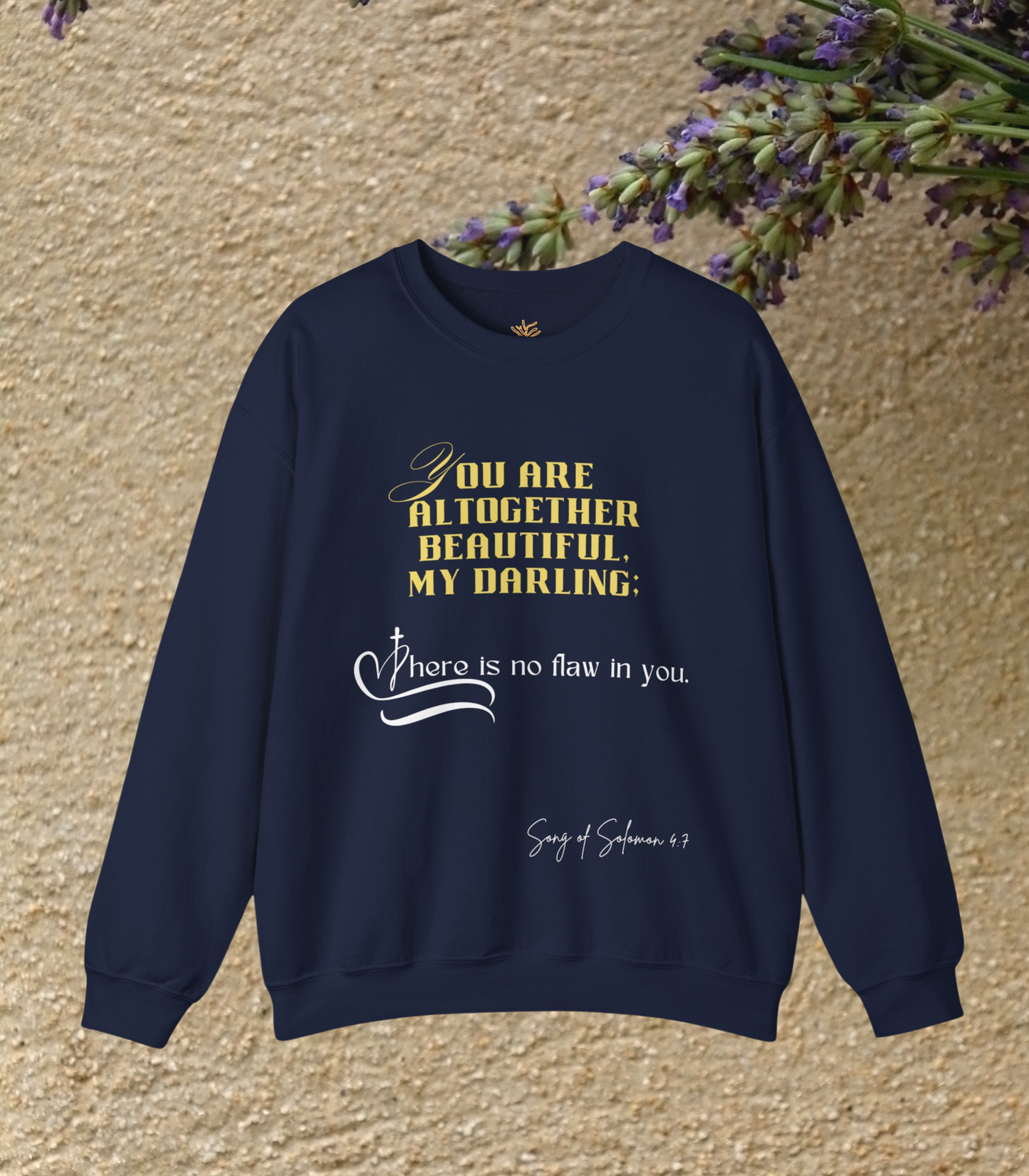Song of Solomon 4:7 Sweatshirt - Flawless Beauty