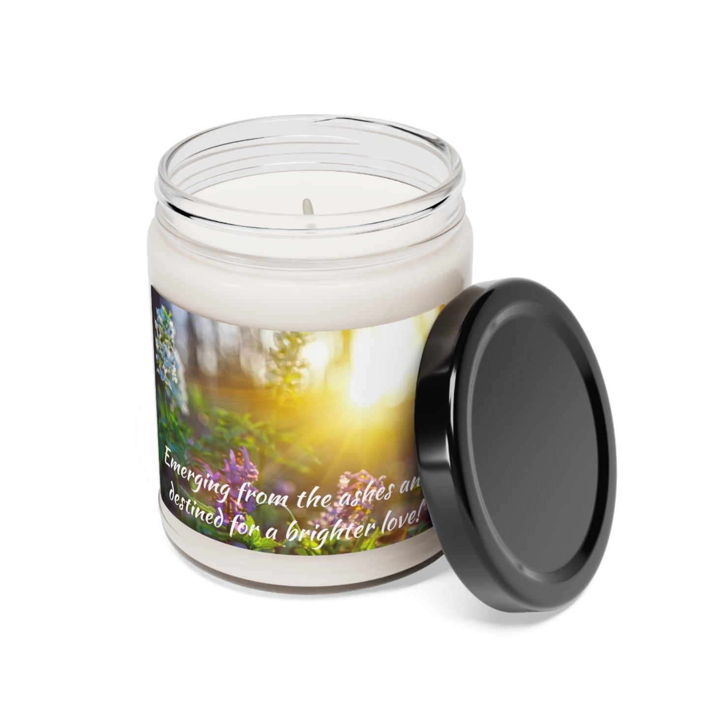 Phoenix Sunrise Scented Soy Candle - A Journey from Ashes to a Brighter Love, 9 oz
