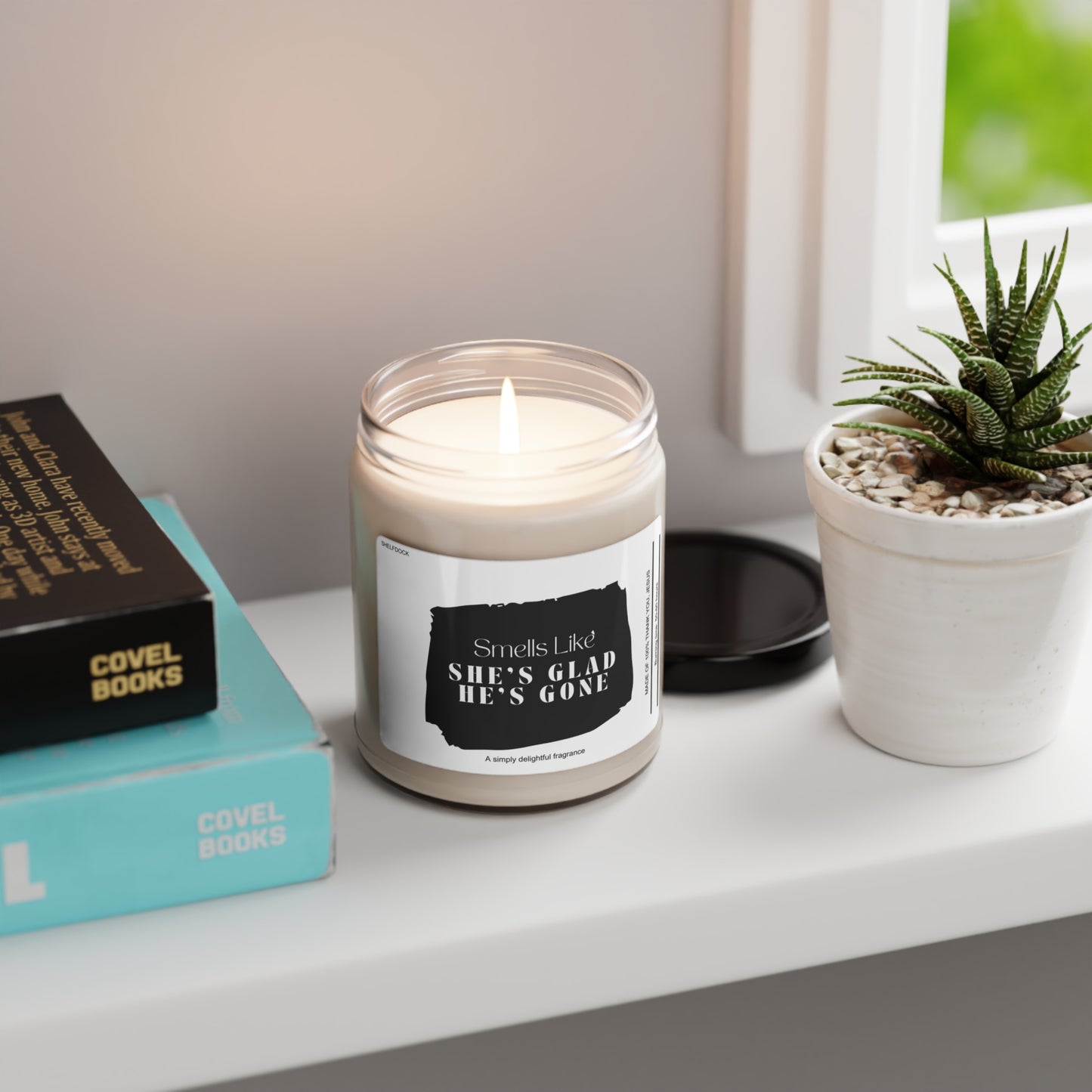 She's Free, He's Gone: Handcrafted Soy Wax Euphoria Scented Candle 9oz