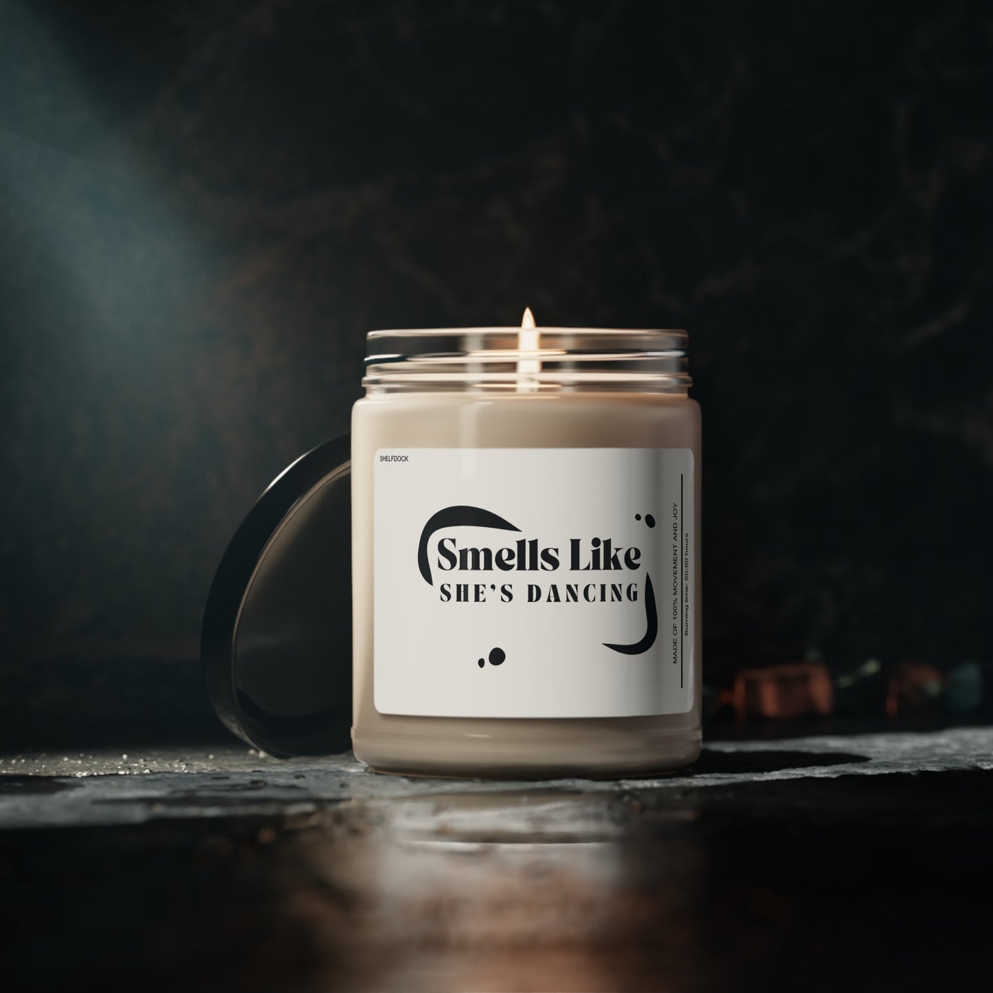 Smells Like She's Dancing Aura: Premium Scented Soy Wax Candle 9oz