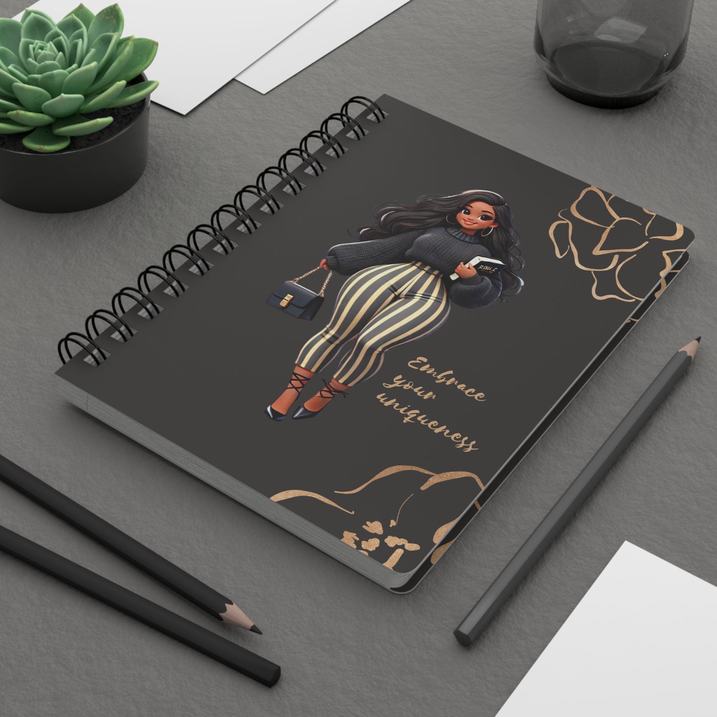 Spiral-Bound Journal – Embrace Your Uniqueness