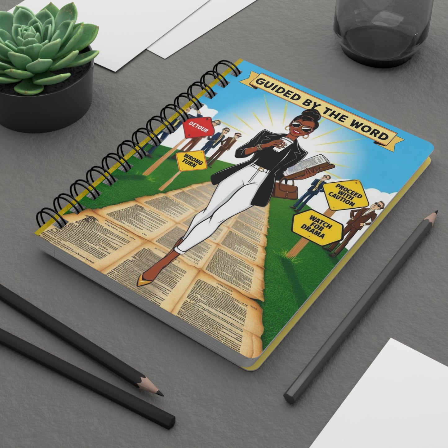 Guided By The Word: A Spiritual Spiral Bound Note-Taking Journal