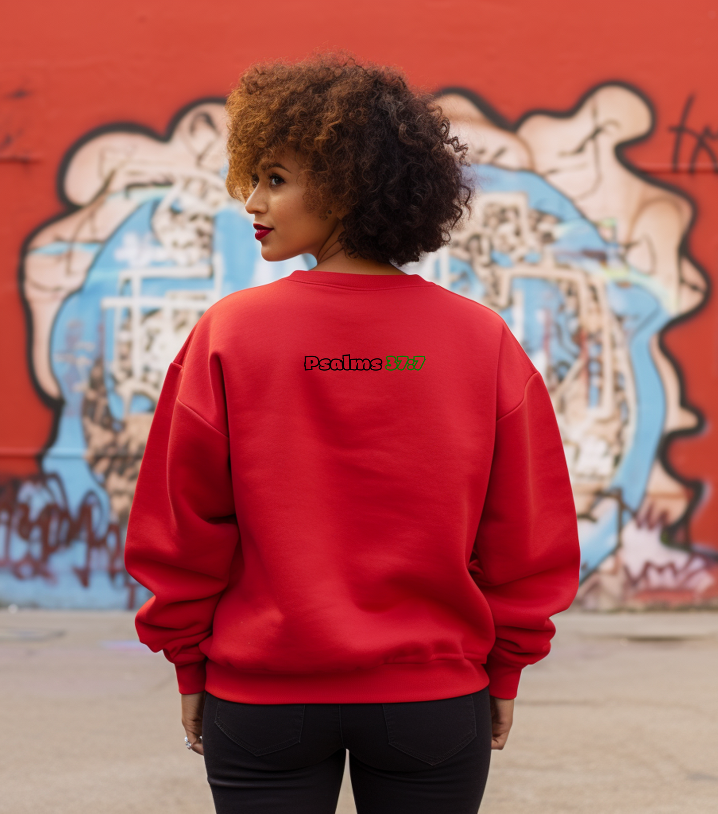 Holup - Wait on God Bold Unisex Heavy Blend™ Crewneck Sweatshirt | Inspirational Christian Apparel