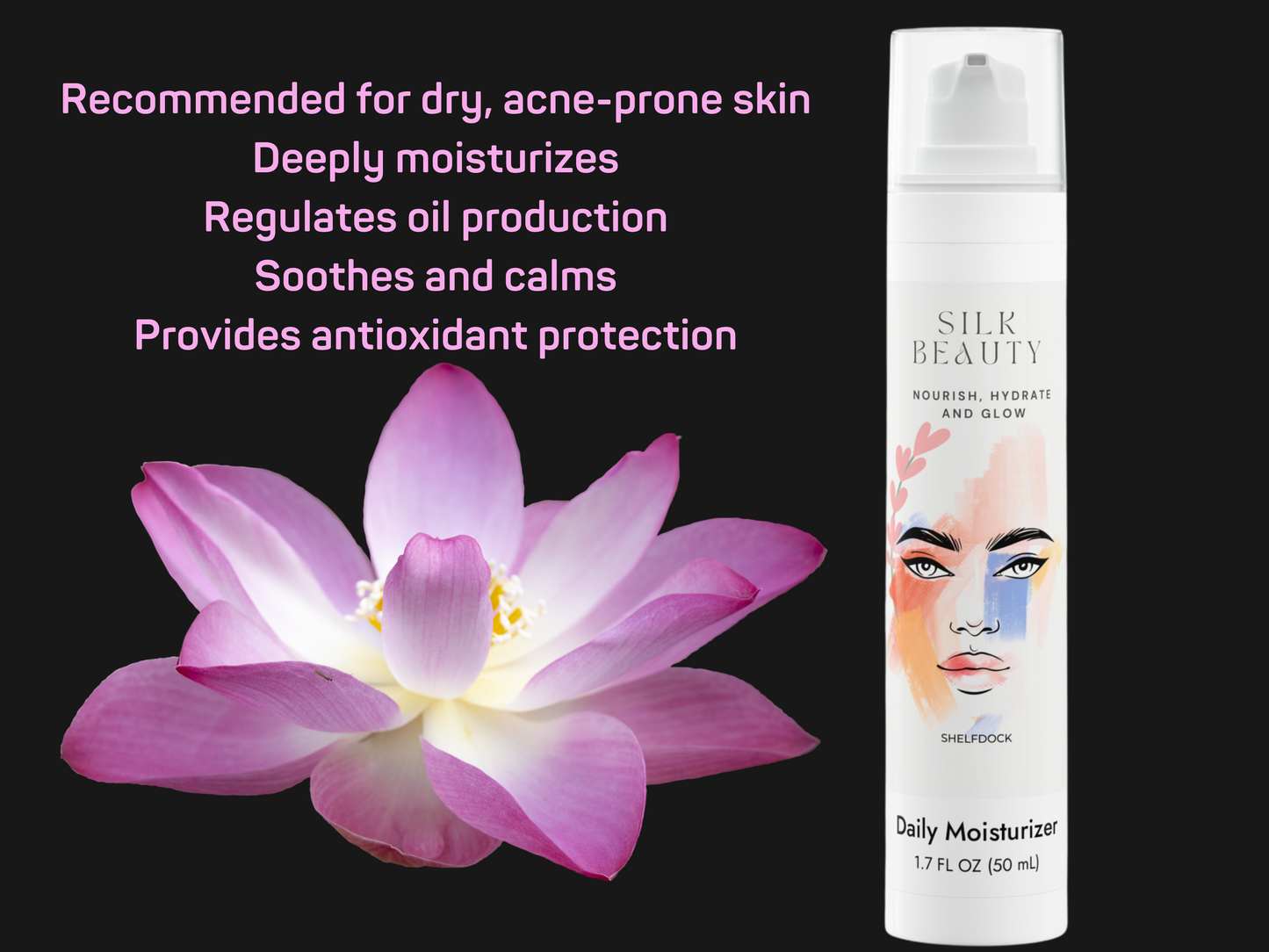 Silk Beauty Daily Moisturizer, 1.7oz - Your Radiant Skin Solution