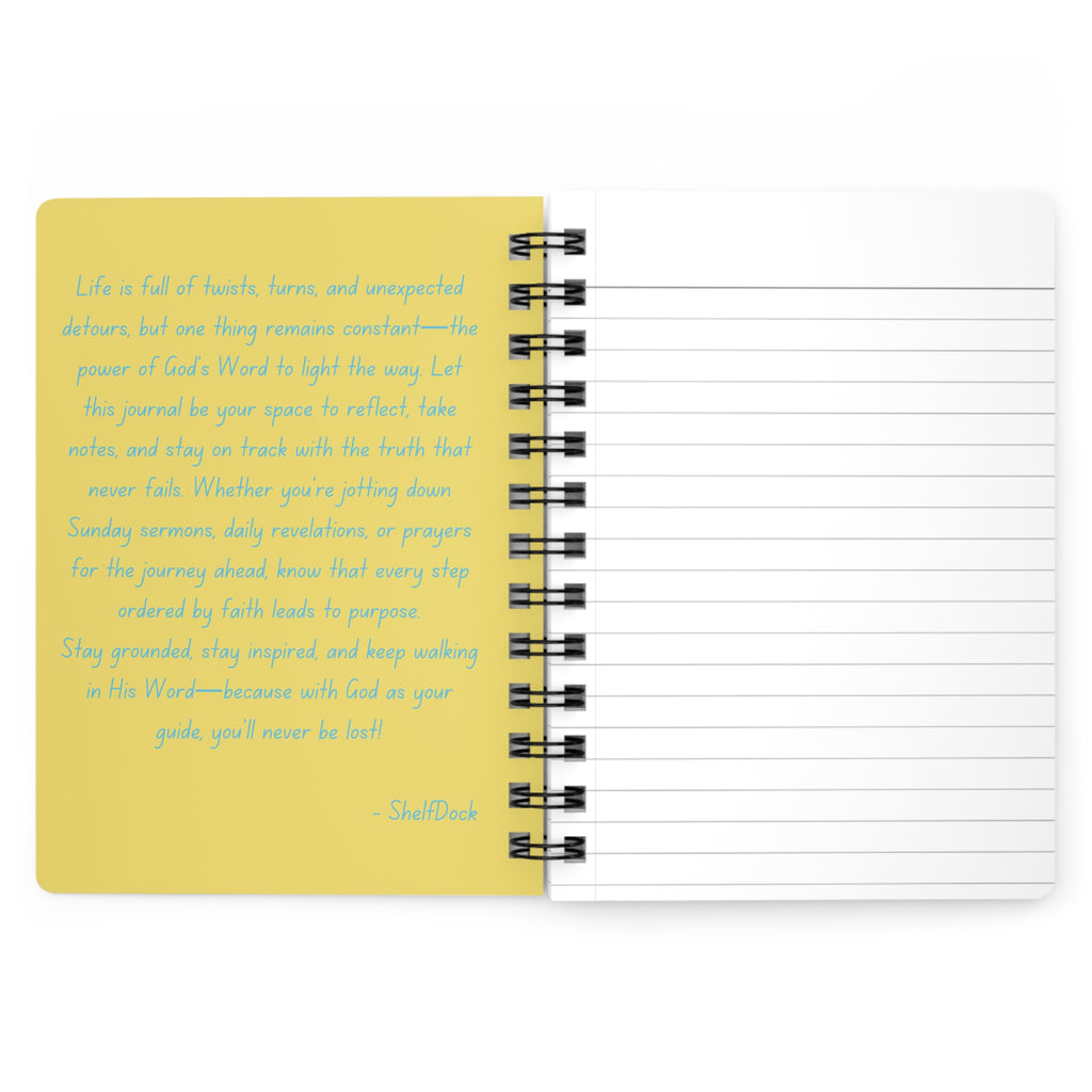 Guided By The Word: A Spiritual Spiral Bound Note-Taking Journal