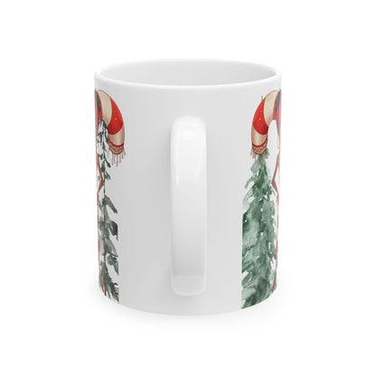 Prayers, Peppermint & Power Christmas Mug – A Festive Sip of Faith and Style