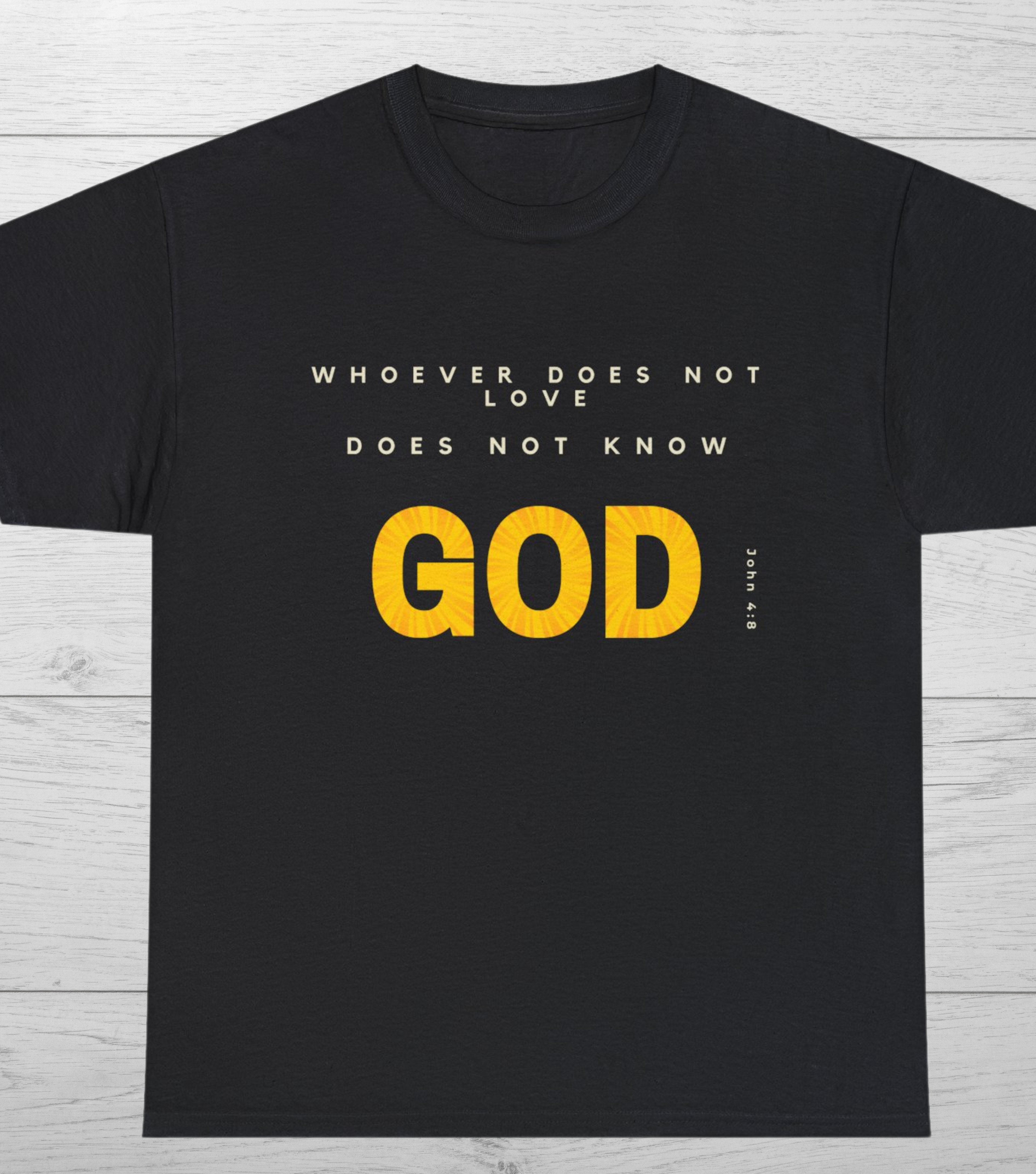 Divine Love Scripture Cotton Tee