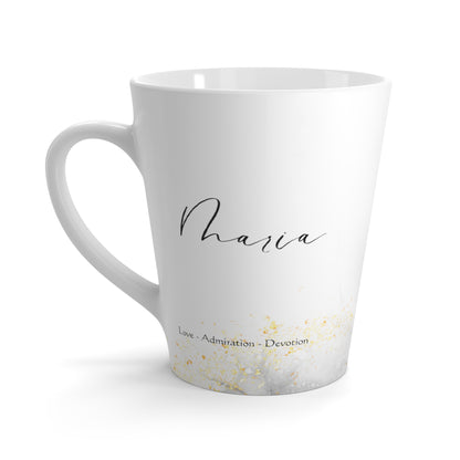 Personalized Latte Mugs Celebrating Every Birth Month's Essence