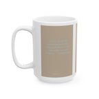 'Deserving' Ceramic Mug – A Daily Reminder That You’re Worth It