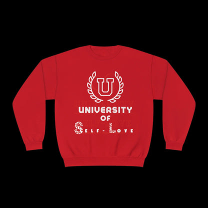 U'nique and 'U'plifting – our University of Self-Love Letter 'U' Sweatshirt is a statement of self-love!