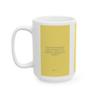 'Peace' Ceramic Mug - Minimalist Mindfulness Coffee Cup