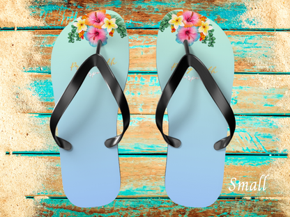 'Pray with Purpose Motivational Flip Flops