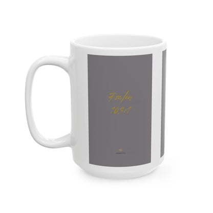 Praise – Faith-Inspired Ceramic Coffee Mug for Spiritual Women