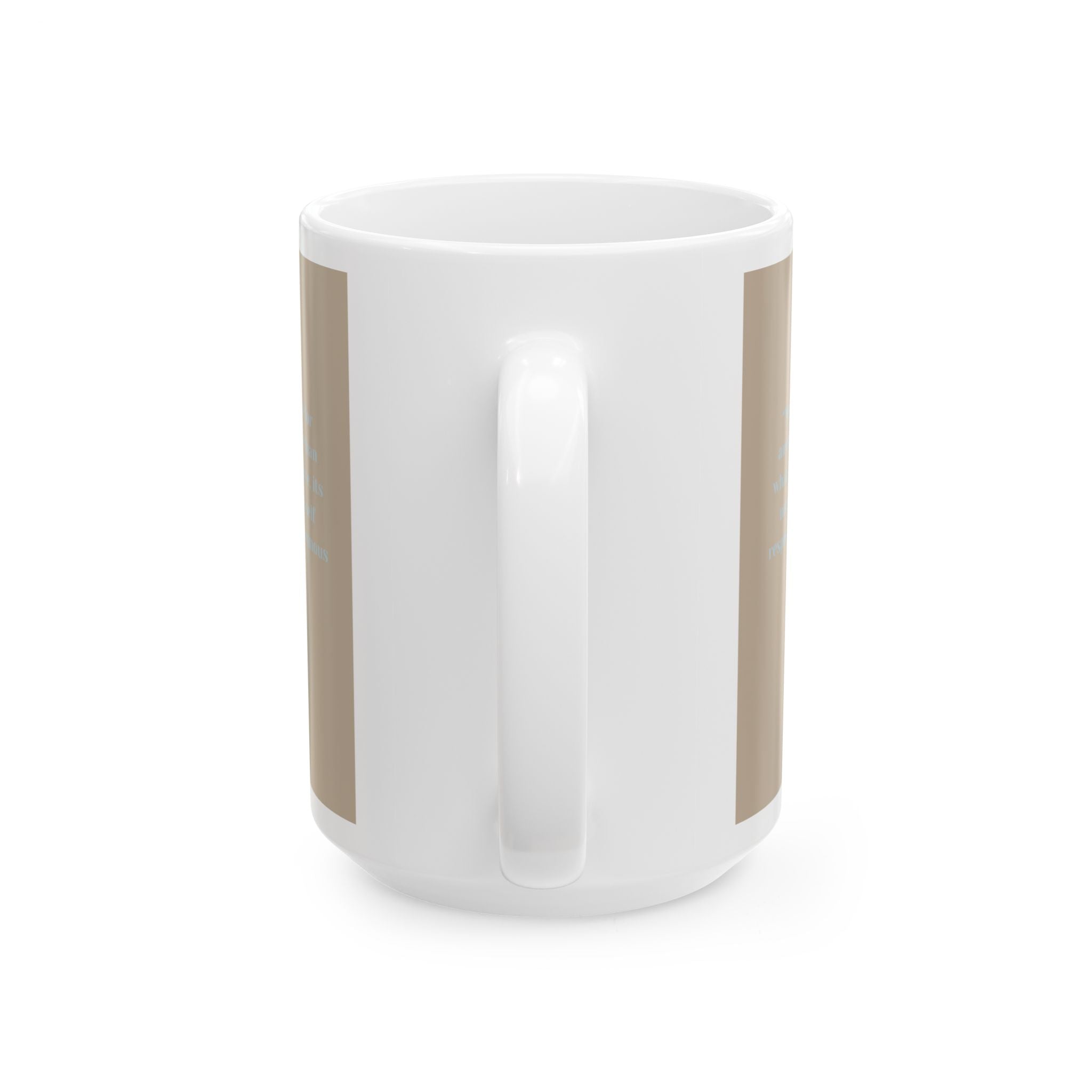 'Deserving' Ceramic Mug – A Daily Reminder That You’re Worth It