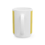 'Peace' Ceramic Mug - Minimalist Mindfulness Coffee Cup