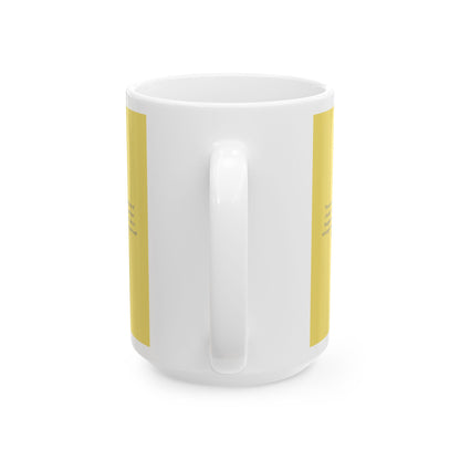 'Peace' Ceramic Mug - Minimalist Mindfulness Coffee Cup