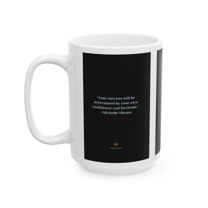 'Confident' Ceramic Mug – Sip Boldly, Speak Bravely, Live Fearlessly