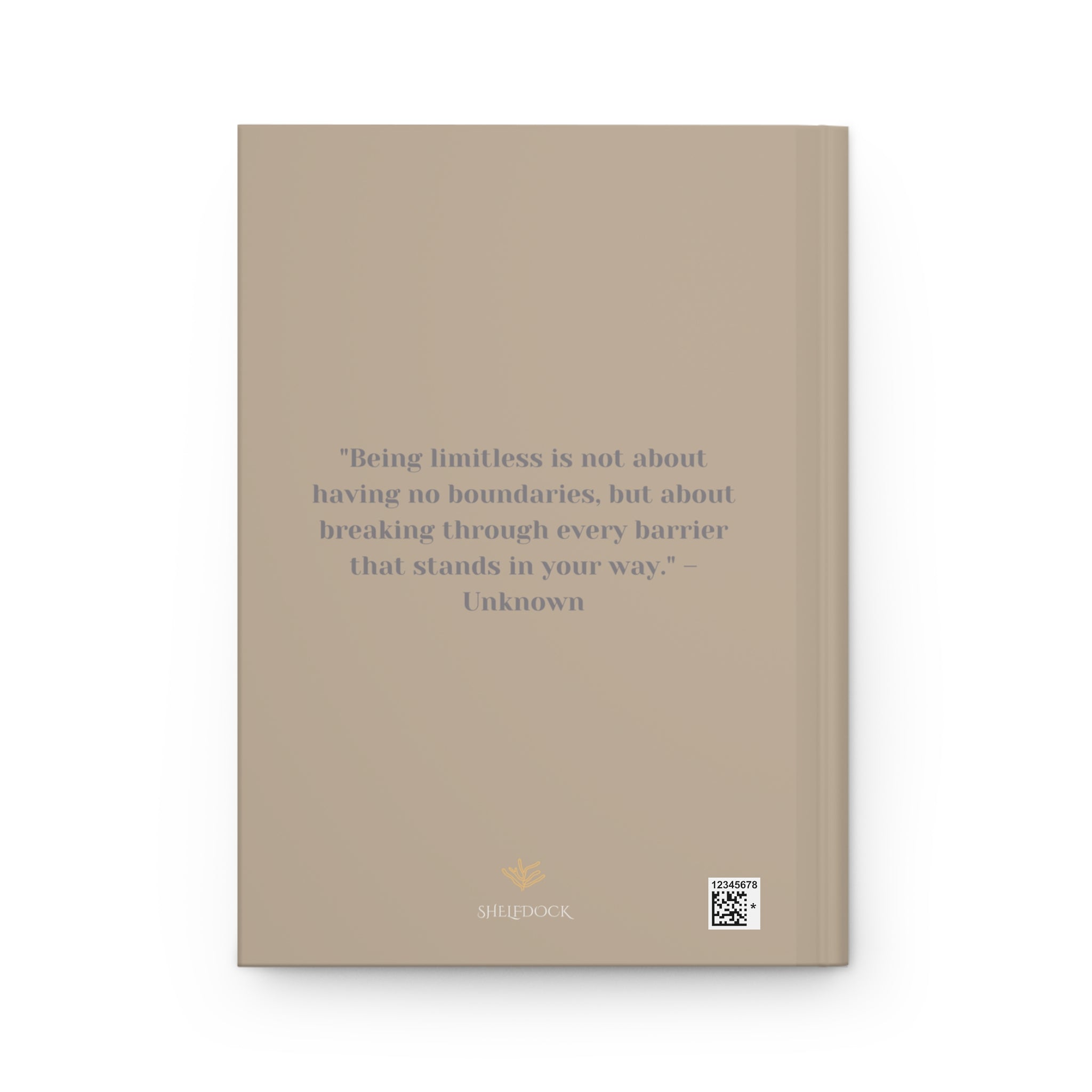 Hardcover Journal – Limitless | Empowerment-Inspired Notebook