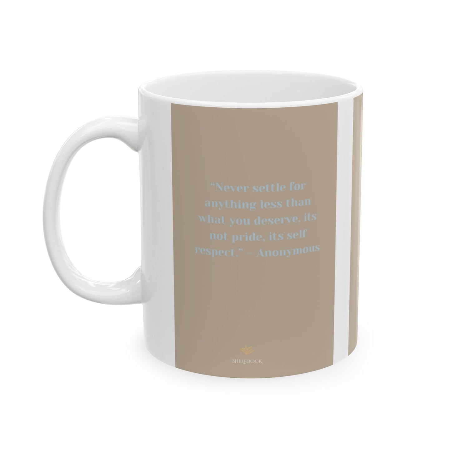 'Deserving' Ceramic Mug – A Daily Reminder That You’re Worth It