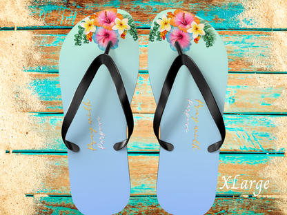 'Pray with Purpose Motivational Flip Flops