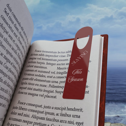Peace, Love & Purpose Bookmark – Guided by Faith, Grounded in Grace