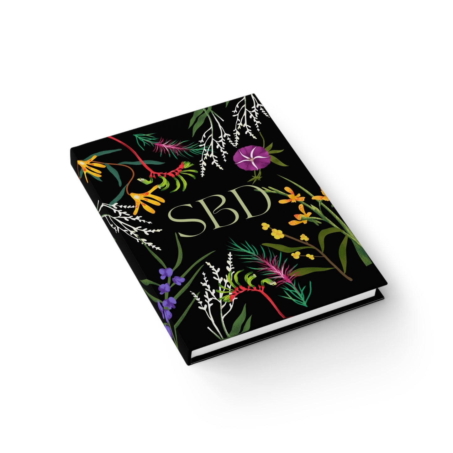 Scripted Splendor: Personalized Monogrammed Hardcover Notebook