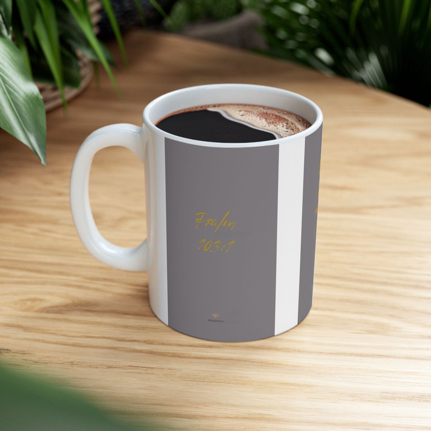 Praise – Faith-Inspired Ceramic Coffee Mug for Spiritual Women