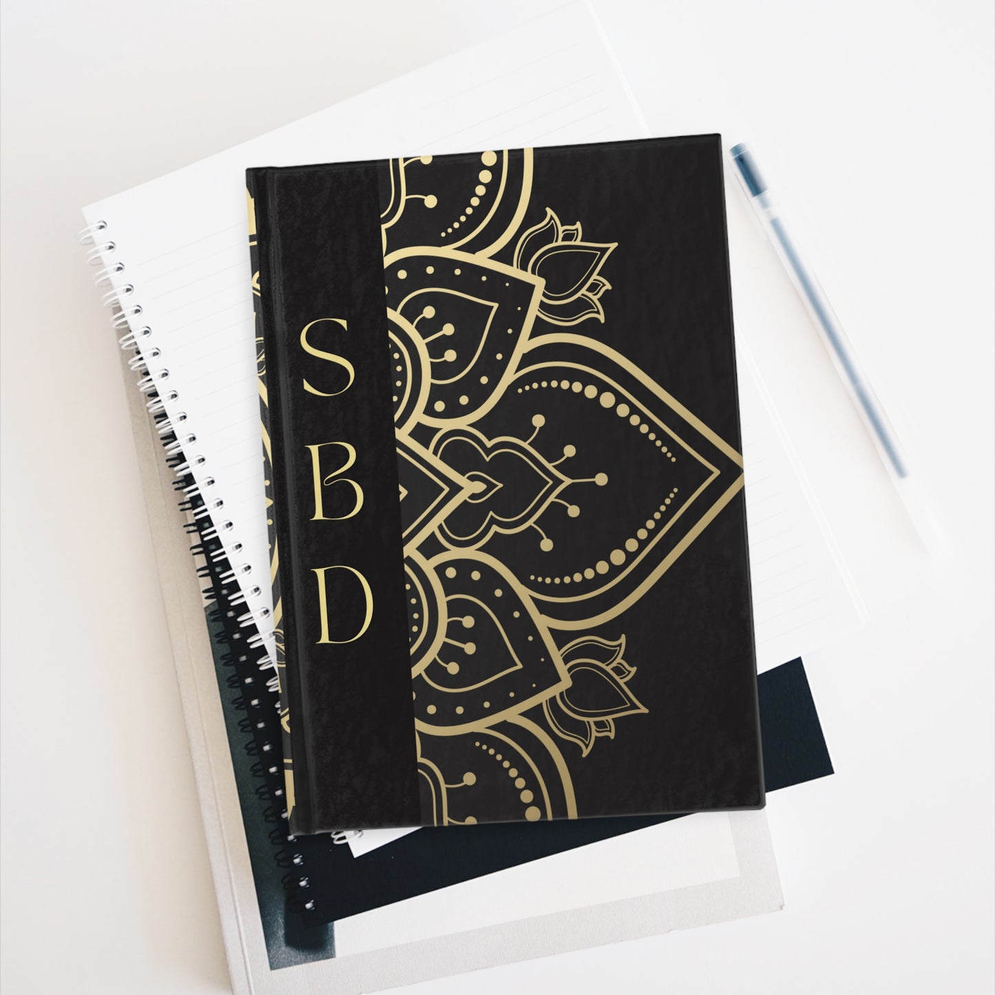 Elegance Embossed: Monogrammed Hardcover Journal