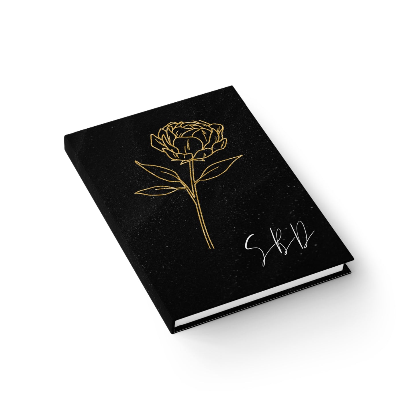 Artistry in Letters: Personalized Monogram Hardcover Notepad