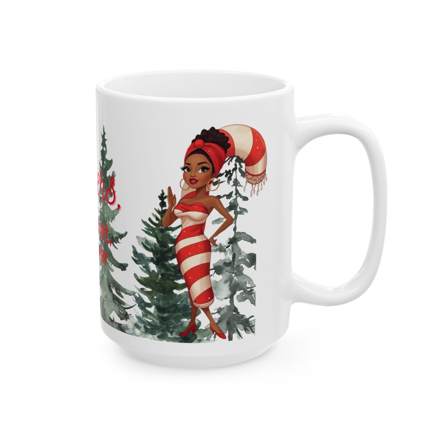 Prayers, Peppermint & Power Christmas Mug – A Festive Sip of Faith and Style