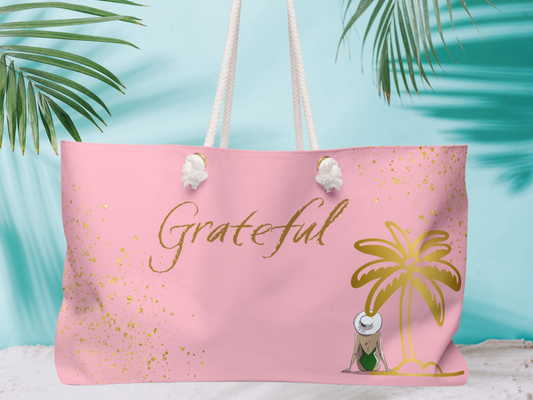 "Grateful" Spiritual Weekender Bag