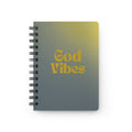 "God Vibes" Spiral-Bound Journal – Faith-Inspired Notebook for Empowerment and Reflection