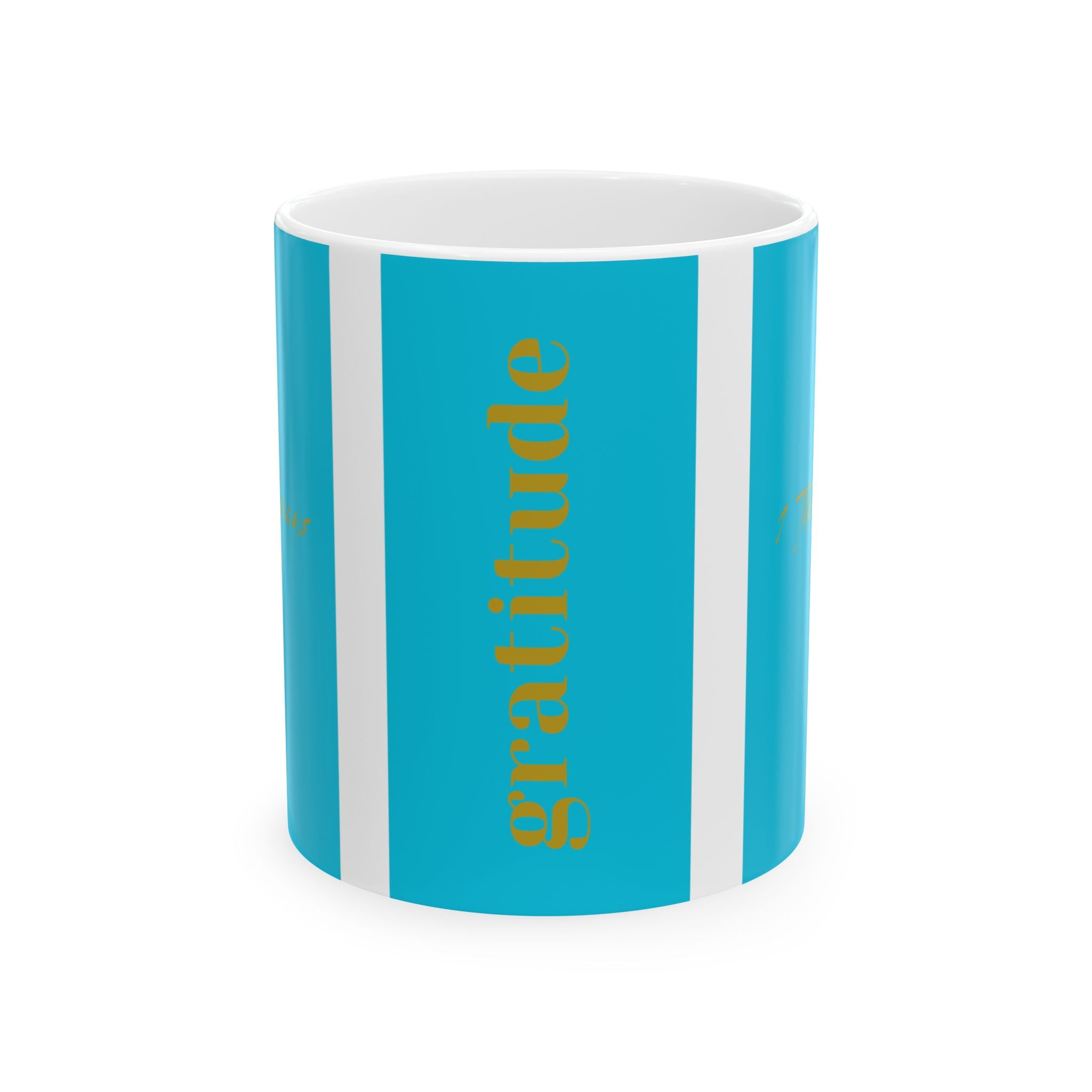 'Gratitude' Ceramic Mug – A Daily Reminder to Appreciate Life’s Blessings