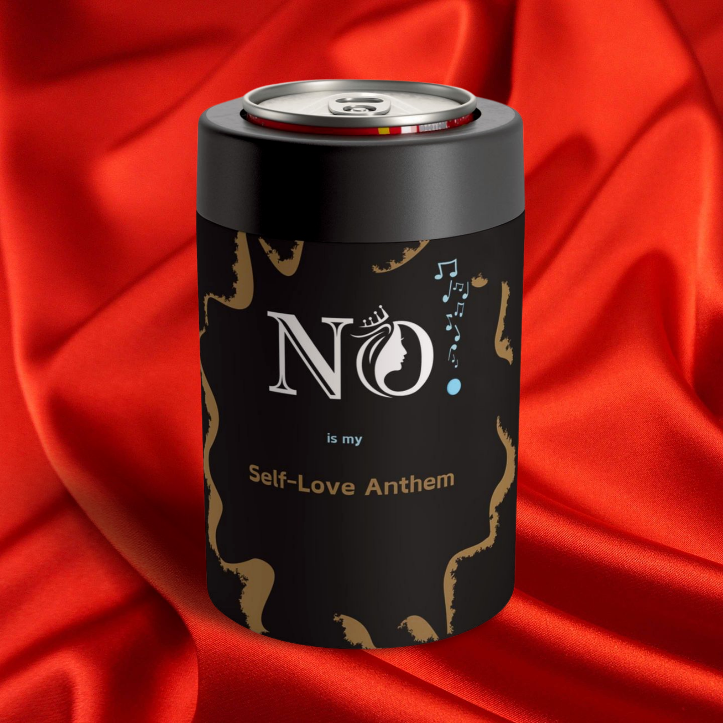 Motivational Empowering 'No' 12 oz Can Holder