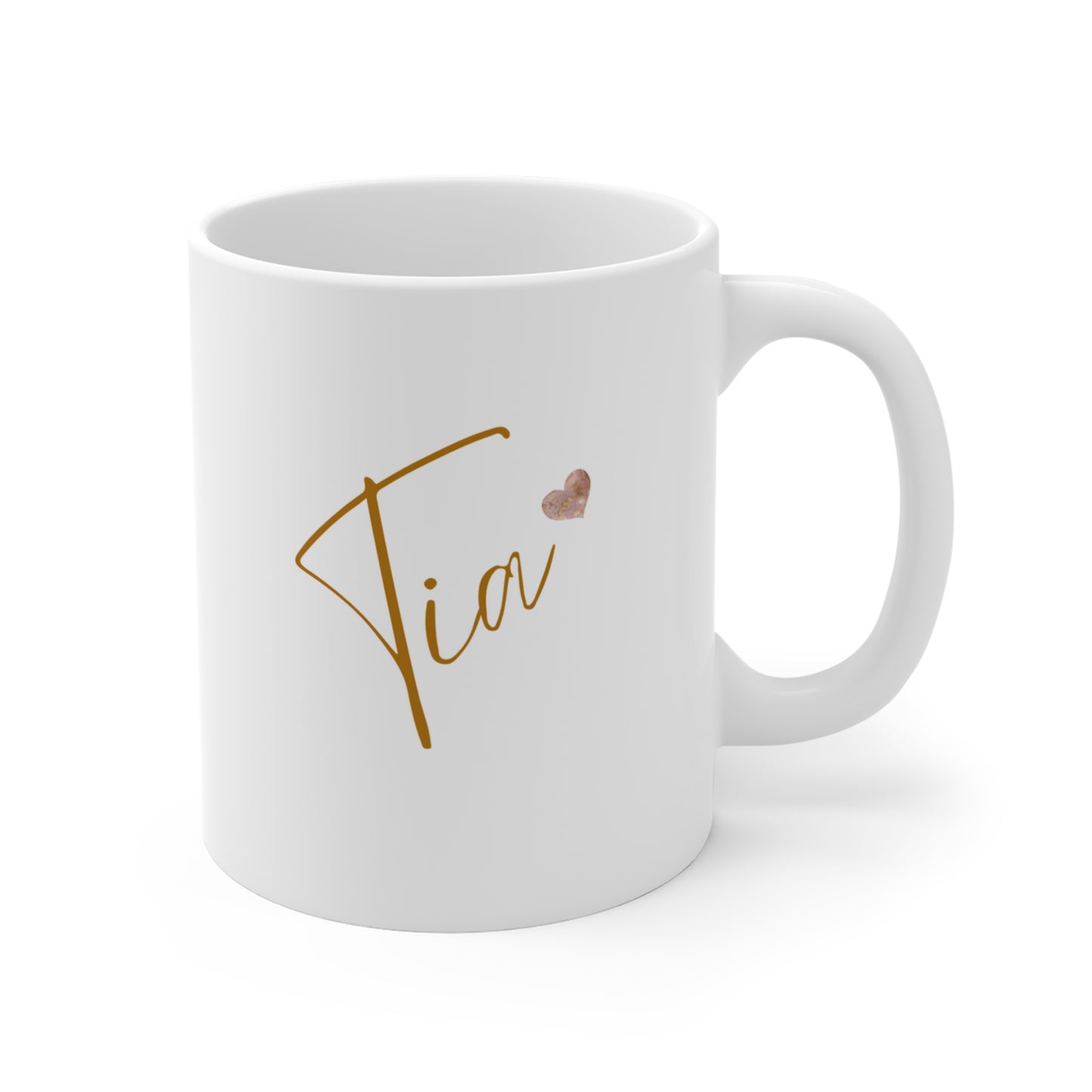 11 oz Mug with Customized Name - 'Love is Patient and Kind'