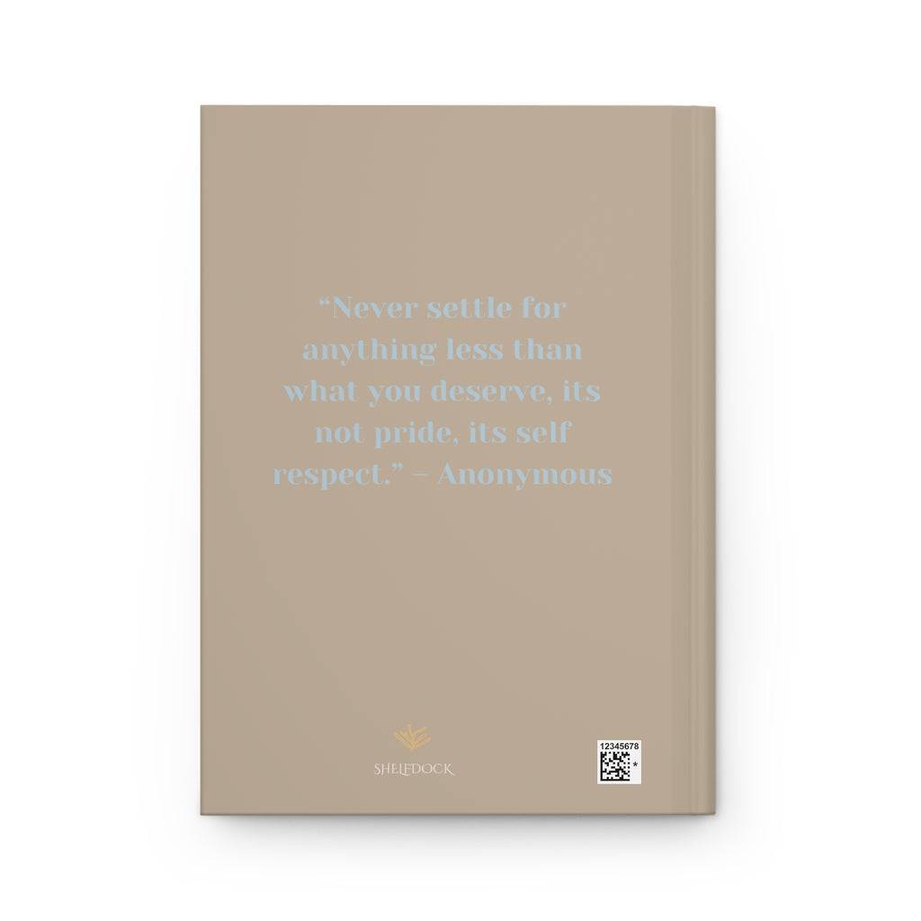 Hardcover Journal – Deserving | Minimalistic Empowering Journal